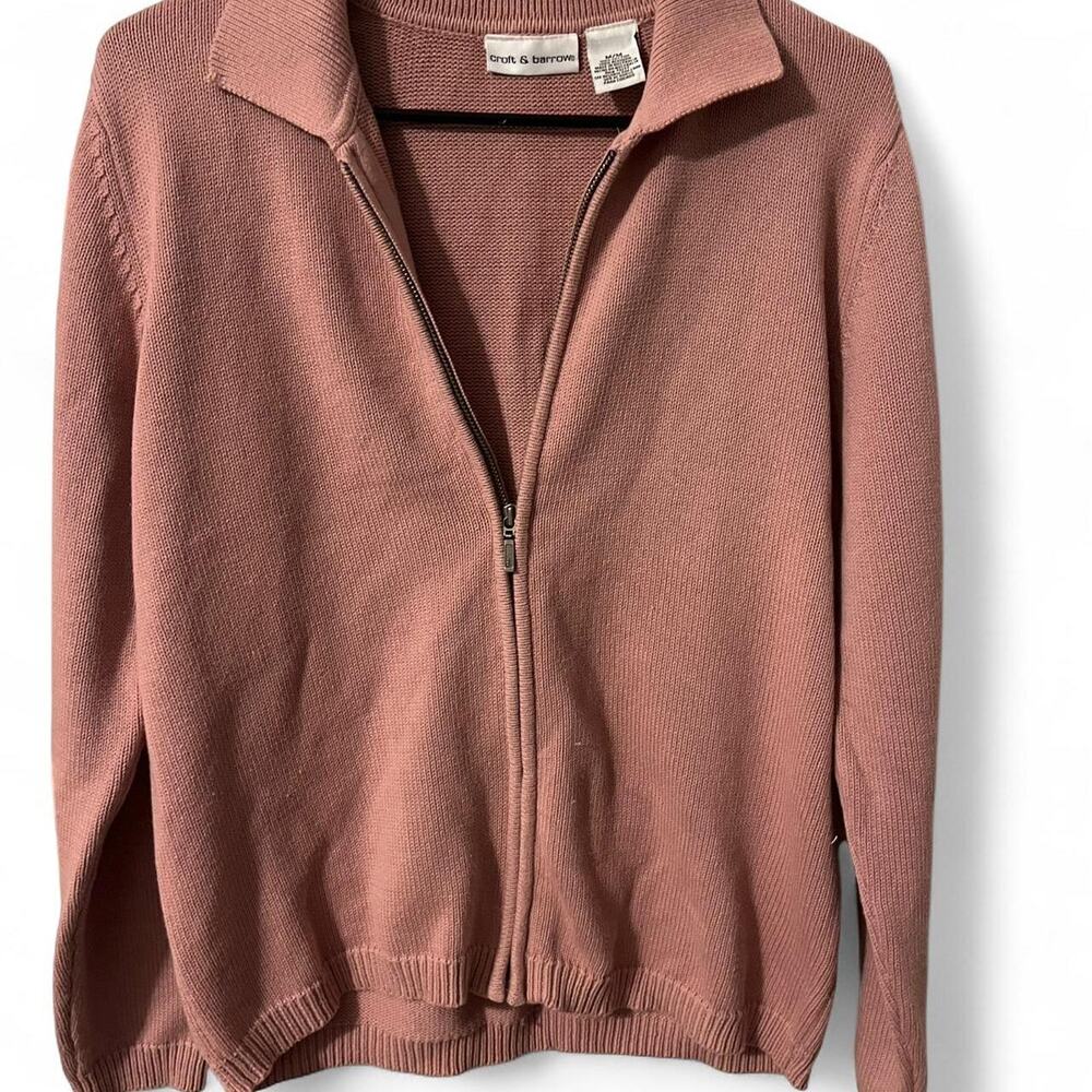 Pink craft barrow zip